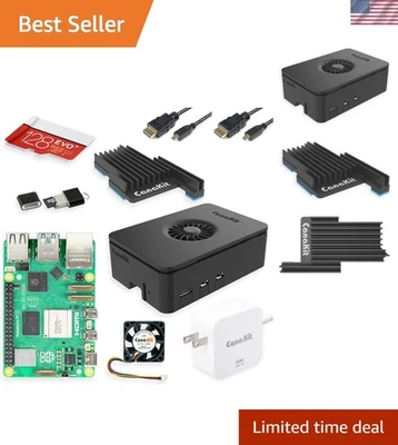 Raspberry Pi 5 Starter Kit PRO - Turbine Black, 8GB RAM - Image 1 of 4