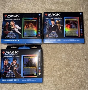 Magic The Gathering - (3) Barajas Doctor Who Commander - NUEVO - Imagen 1 de 5