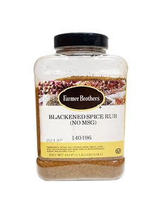 Farmer Brothers Blackened Spice Frub (SIN MSG), botella de 19 oz - Imagen 1 de 2