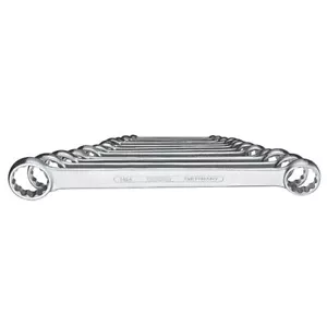 Gedore 6061700 4-8 Flat ring spanner set 6-22 mm, 8 pieces - Picture 1 of 2