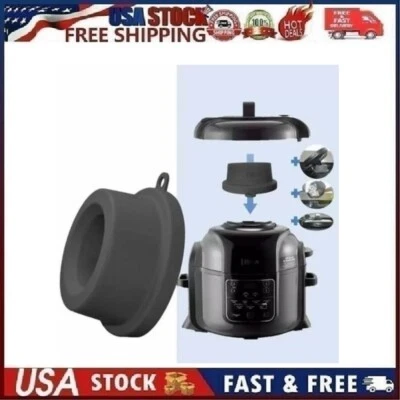 Soporte con tapa de silicona para Ninja Foodi 5 cuartos 6,5 cuartos 8 cuartos accesorio de cocina Foto 1 de 4