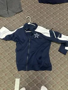 Dallas Cowboys Nike Full Zip Up Jacket Medium  - Picture 1 of 3