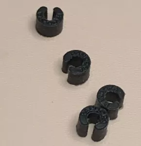2 pares (4 piezas) Pandora Silicio Goma Clip Tapones Bloqueo Nuevo 100% Auténtico - Imagen 1 de 6