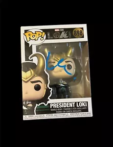 Matt Damon Signed President Loki 898 Funko Pop COA 5 - Picture 1 of 16