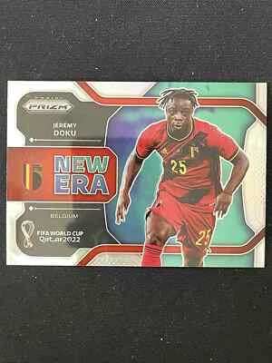 Jeremy Doku 2022 Panini Prizm FIFA World Cup Qatar New Era Silver Prizm #36 - Image 1 of 2