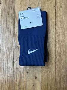 Calcetín de fútbol Nike Dri-FIT clásico hasta la rodilla para hombres 8-12 mujeres 10-13 azul SX4120-401 - Imagen 1 de 2