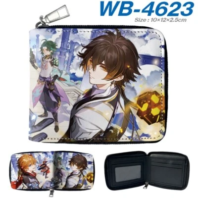 Genshin Impact Game PU Geldbörse Geldbeutel Wallet 12x10x2.5cm - Bild 1 von 4