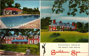 POSTAL DE LINO LONG ISLAND, NUEVA YORK - SMITHTOWN SPA - MULTI-VISTA - Imagen 1 de 2