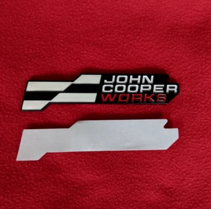 Distintivo posteriore grande rosso R50 MINI Cooper S nuovo JCW John Cooper funzionante 12,5 cm - Foto 1 di 4