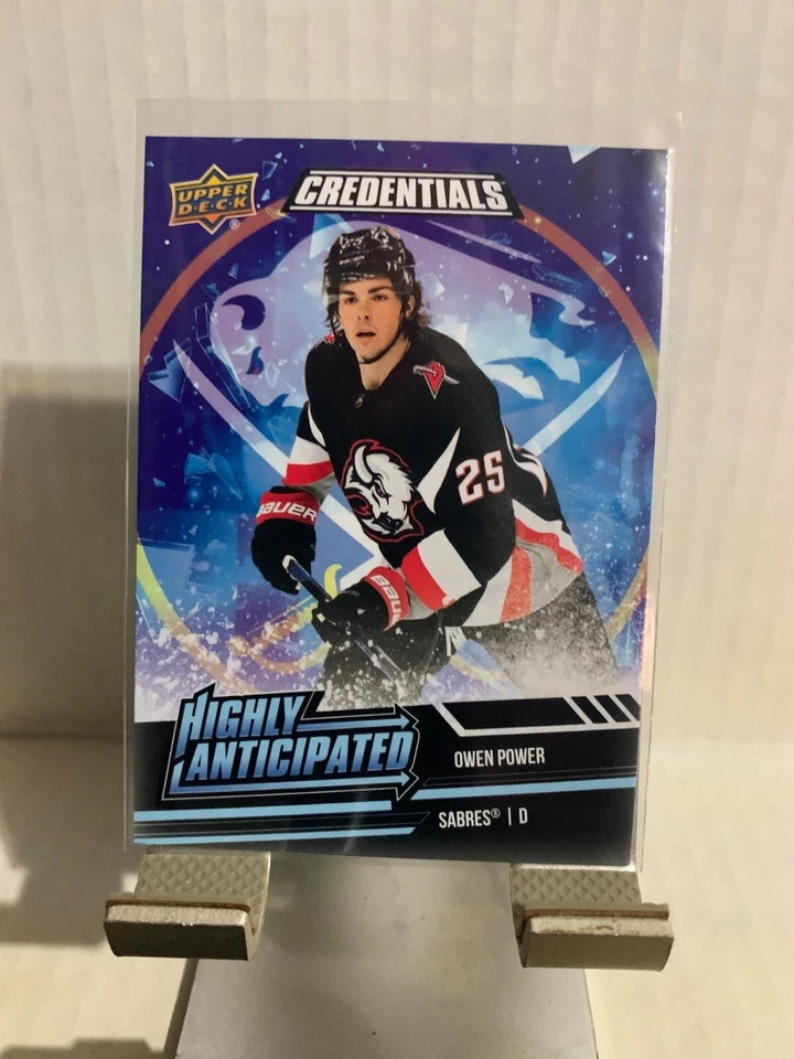 2022-23 Upper Deck Credentials Rookie Owen Power Highly Anticipated #HA-1 - Image 1 of 2