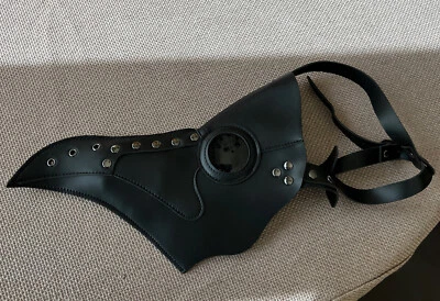 Plague Doctor Hooded Robe Cloak Cape & Duduta Mask Halloween Costume - Image 1 of 3