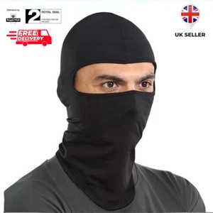 Balaclava Open Face Mask Motorcycle Motorbike Under Helmet Cycling Soft Facemask - Picture 1 of 21