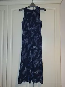 Vestido Marks & Spencer Per Una Estampado en Pluma, Talla 10 Nuevo Con Etiquetas M&S - Imagen 1 de 7