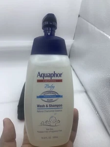 Aquaphor Baby Wash and Shampoo -Solution for Baby’s Sensitive Skin 16.9 fl.oz MU - Picture 1 of 2
