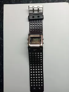 Rare Mens Nike Hammer Watch WC0040 Working New Battery Fitted Brown Used - Picture 1 of 9