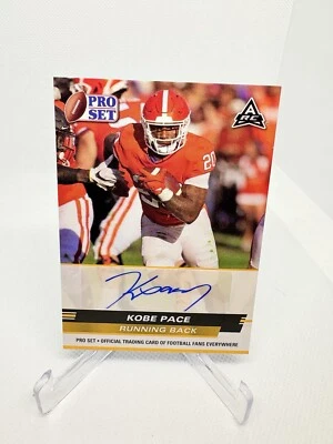 Kobe Pace 2022 Pro Set Gold Auto PSA-KP1 Clemson Virginia (B) - Image 1 of 2