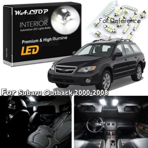 9x White Interior LED Light Package Kit For 2000 - 2006 2007 2008 Subaru Outback - Picture 1 of 9