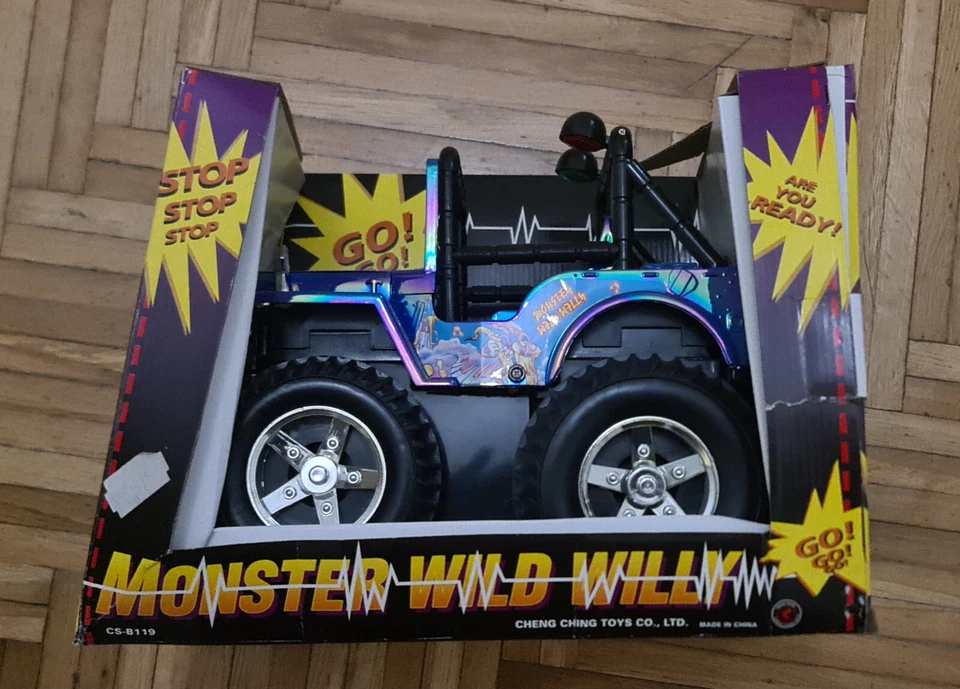 Monster WILD WILLY JEEP Cheng Ching Toys battery operated NOS UNTESTED - Image 1 of 4