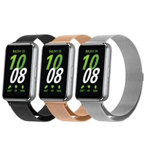 Magnetische Mailänder Schleifenuhr Edelstahl Bandarmband für Samsung Galaxy Fit 3 - Bild 1 von 15