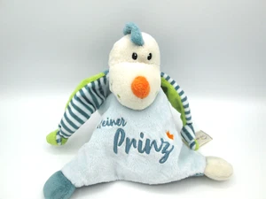 * Schmusetuch - Nici my first nici Drache kleiner Prinz grün gestreift ca. 28cm - Bild 1 von 4