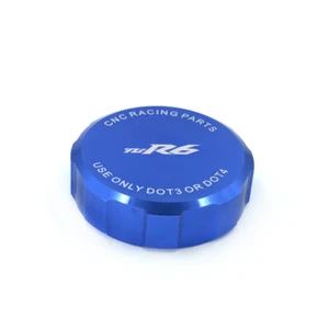 Tapa cubierta de depósito de líquido de freno delantero para YAMAHA YZFR6 YZF R6 YZF-R6 2000-2021 - Imagen 1 de 11