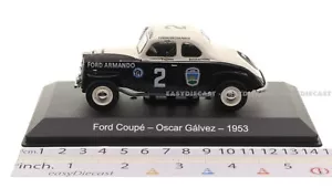 FORD COUPÉ 1:43 OSCAR GALVEZ 1953 TC TURISMO CARRETERA#2 FUNDACION EVA PERON TC - Foto 1 di 8