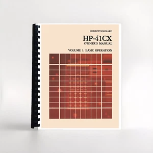 HP-41CX Owner's Manual Volume 1: Basic Operation - Picture 1 of 1