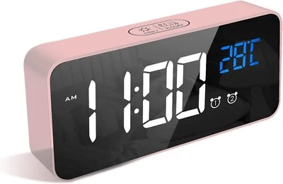 Wecker Digital mit großer LED Temperaturanzeige Snooze USB 12h/24h Alarm C18 - Bild 1 von 4