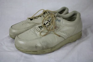 SAS Time Out Mens Leather Tripad Comfort Casual Walking Shoes Size 11.5W Beige - Picture 1 of 6