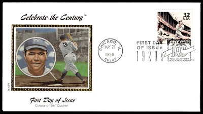 1998 Babe Ruth FDC- Celebrate the Century 1920's Colorano Silk Cachet - Image 1 of 2