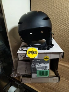 Giro Avera Mips Schneehelm Damen klein matt schwarz/flauschig lila *hat Spuren** - Bild 1 von 14