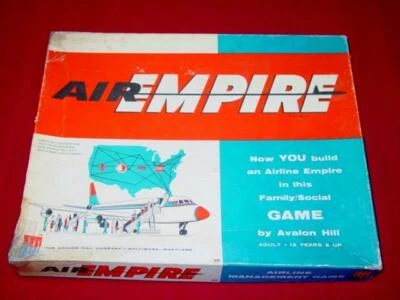 Avalon Hill AH 1961 : AIR EMPIRE game - You Build an Airline Empire Game (EX) - Image 1 of 4