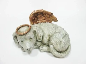 Pacific Giftware Pet Memorial Angel Dog Sleeping Cremation Urn Memorial Statue - Picture 1 of 2
