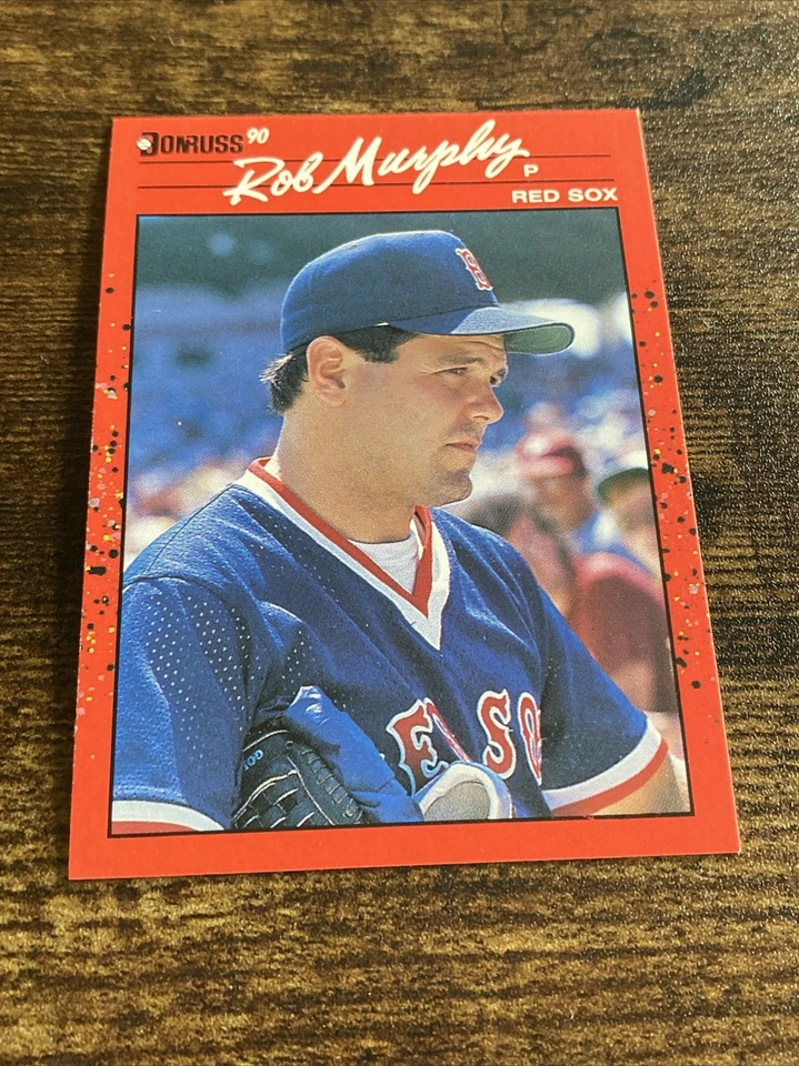 1990 Donruss Rob Murphy Boston Red Sox #186 C6882* - Image 1 of 1