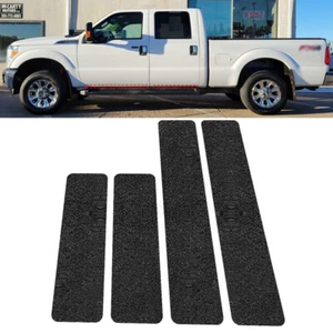 4pc Door Sill Scuff Plate Protectors Kit For Ford Super Duty 1999-2016 Crew - Picture 1 of 6