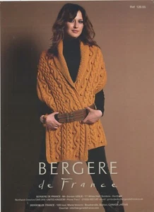Bergere de France Knitting Pattern 125.86 -3/4 Sleeve Jacket, Fingerless Mittens - Picture 1 of 2