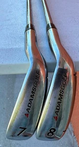 Adams Idea a20S Hybrid 7and 8 Irons Performance Lite Steel Shaft Regular Flex RH - Picture 1 of 11