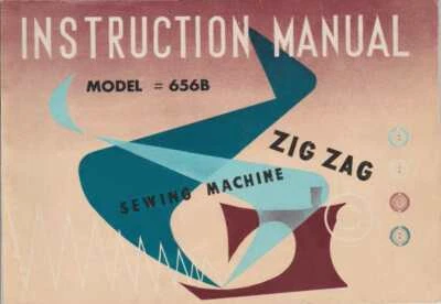 Máquina de coser Fleetwood 656B Zig Zag manual instrucciones guía del usuario Foto 1 de 2