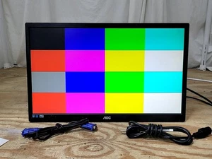 AOC E2270SWDN 21.5" LCD Monitor VGA DVI NO BASE/STAND GRADE B SEE NOTES - Picture 1 of 10