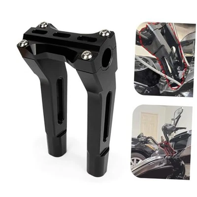 10英寸高摩托车车把立管-摩托车1英寸拉背立管  — 第 1/4 张图片