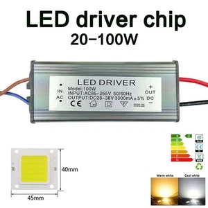 LED driver chip Supply SMD 100w 50w 10w 20w 30w COB Bulb Light Power Floodlight - Picture 1 of 28
