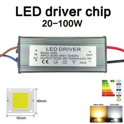 LED driver chip Supply SMD 100w 50w 10w 20w 30w COB Bulb Light Power Floodlight - Image 1 of 4