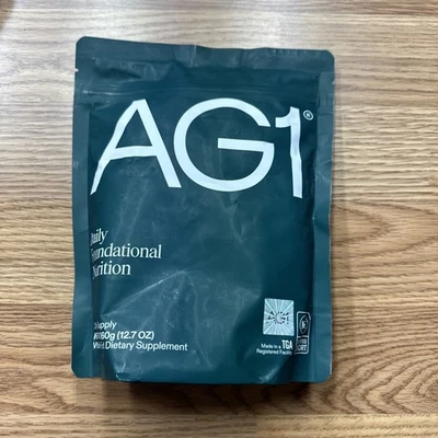 Мешочек для пудры AG1 Athletic Greens 12,7 унции 360 г 30 дней запас 01/26 - Изображение 1 из 4