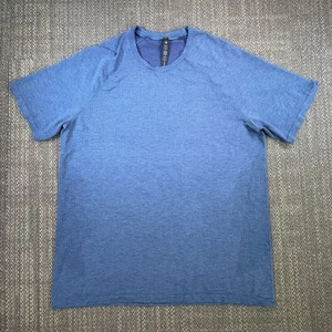 Camisa Lululemon Para Hombres XL Azul Metal Vent Tech Camiseta Manga Corta Gimnasio Rendimiento - Imagen 1 de 18