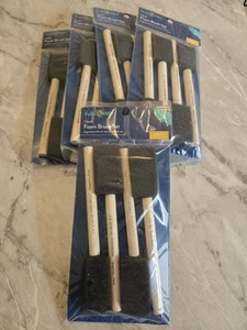 (20) NEW Foam Paint Brushes 1" Size Hobby Craft Brush Disposable - Picture 1 of 1