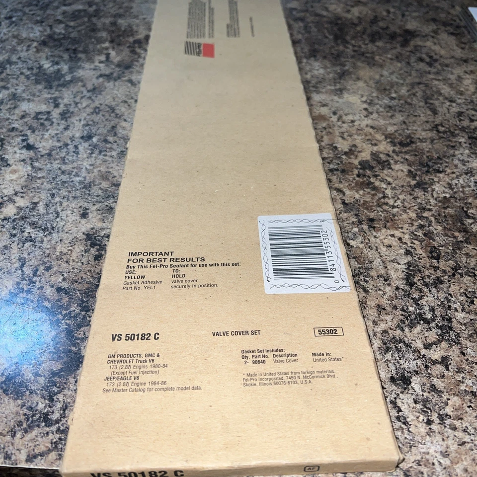 ¡Juego de juntas de cubierta de válvula de motor Fel-Pro VS 50182 C! ¡Envío gratis! Foto 1 de 2