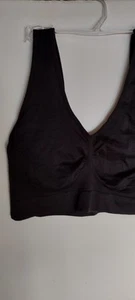 Just My Size 1263 by Hanes Plus Size 6XL Pure Comfort Bra BLACK NEW WITH TAGS - Picture 1 of 10
