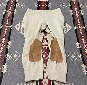 Tailored Sportsman 3985 Trophy Hunter Tan Breeches Girls 14 Mid Rise M3 - Picture 1 of 7