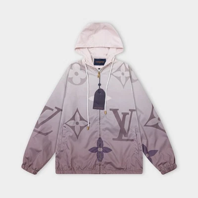 Men's Autumn Jacket with All-Over Logo Print Gradient 24 - Image 1 of 4