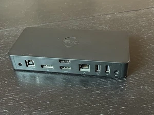 Stacja dokująca Dell D3100 4K z potrójnym wyświetlaczem USB 3.0 czarna - tylko stacja dokująca bez kabli - Zdjęcie 1 z 10